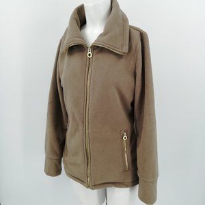 Calvin Klein Brown Zip-Up Hoodie